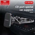 Autós tartó EARLDOM ET-EH108 CD lejátszóba rögzíthető mágneses telefontartó fekete